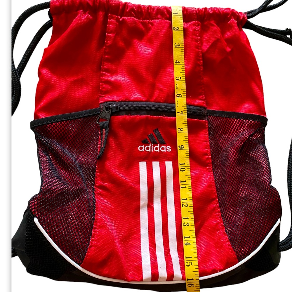 ADIDAS Red & Black Soft Backpack - Picture 3 of 7
